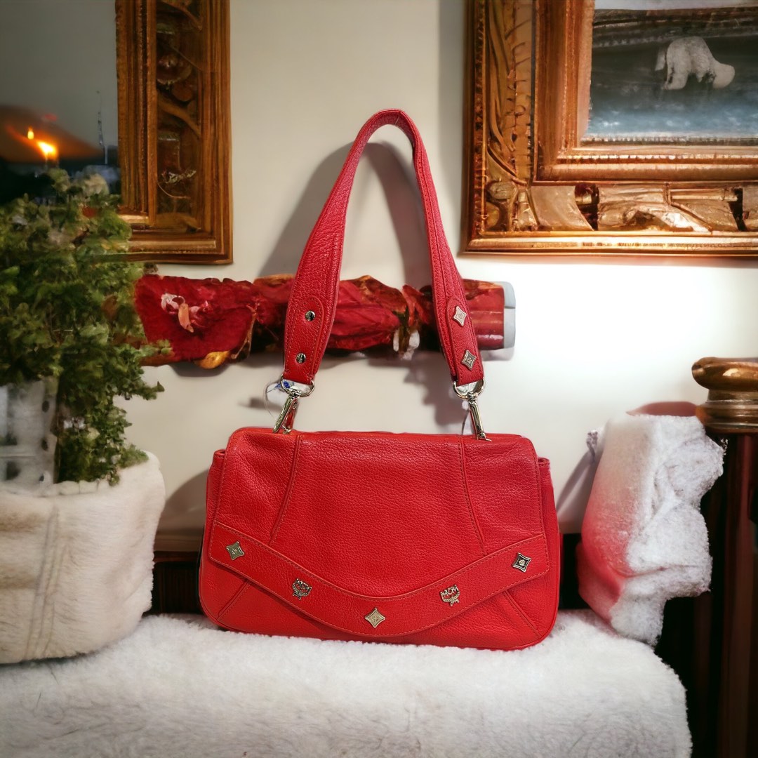 MCM Red shoulder bag