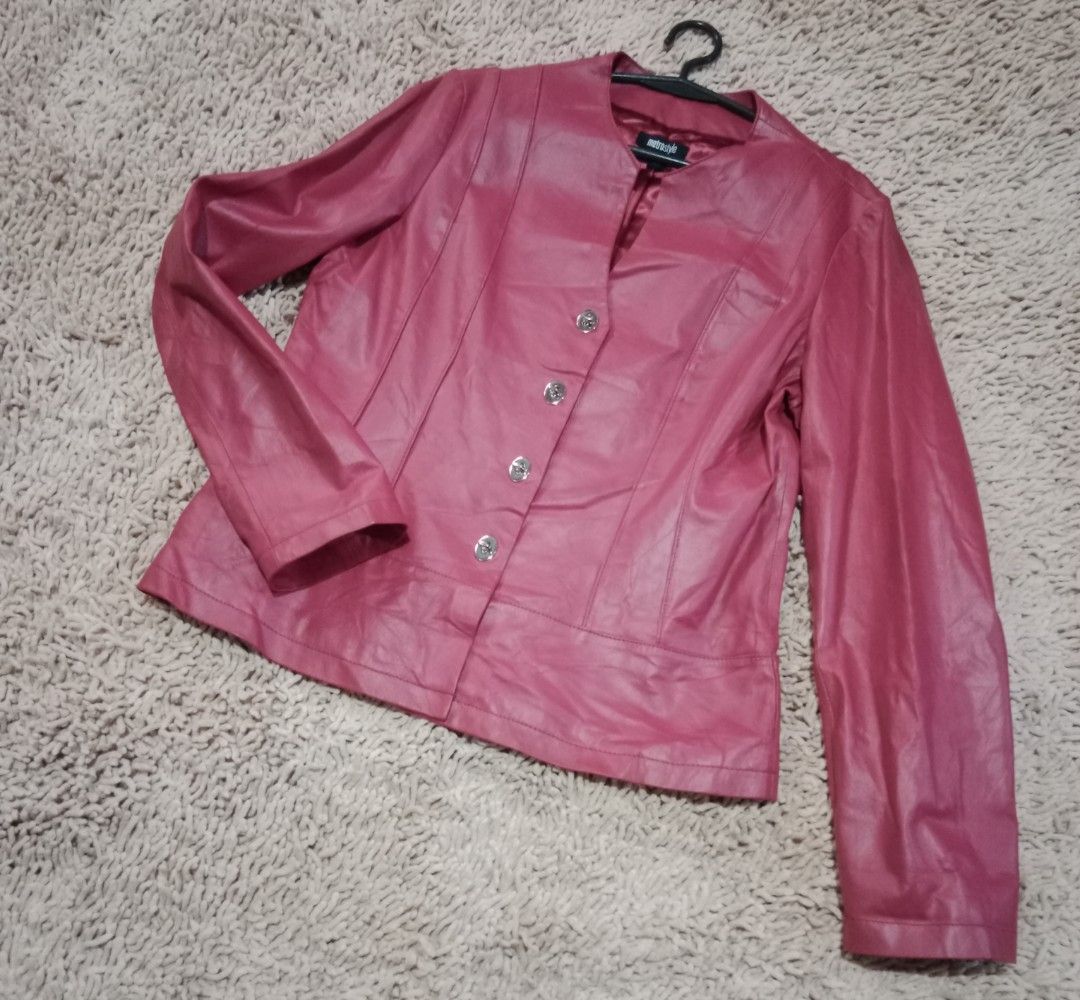 Metro style leather jacket new arrivals