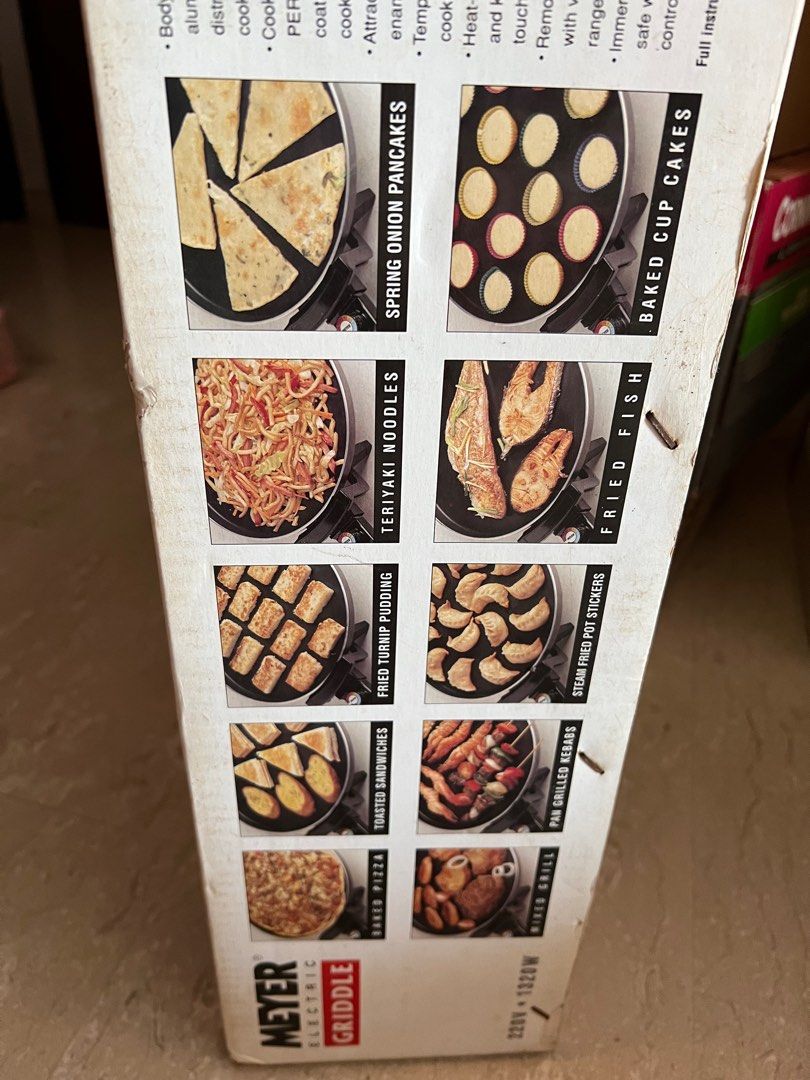 Meyer electric griddle, Furniture & Home Living, Kitchenware & Tableware, Cookware & Accessories