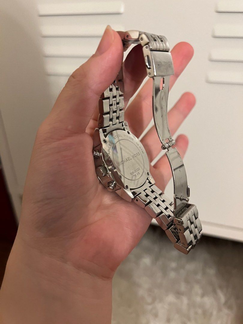 Michael Kors watch mother of pearl with swarovski crystal Women s