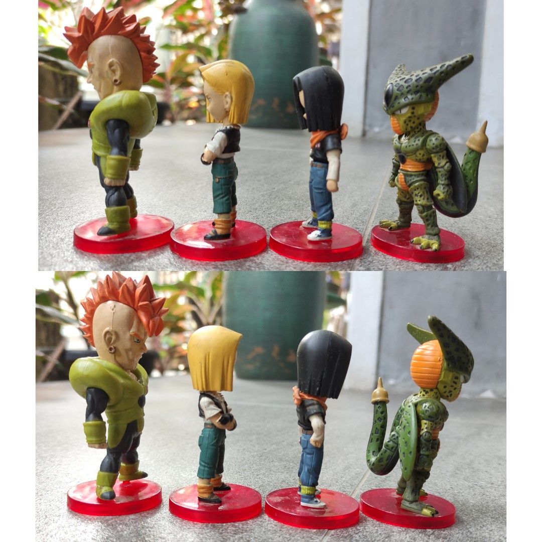 Mini Figure dragon ball z banpresto 2009 WCF 16 17 18 & cell