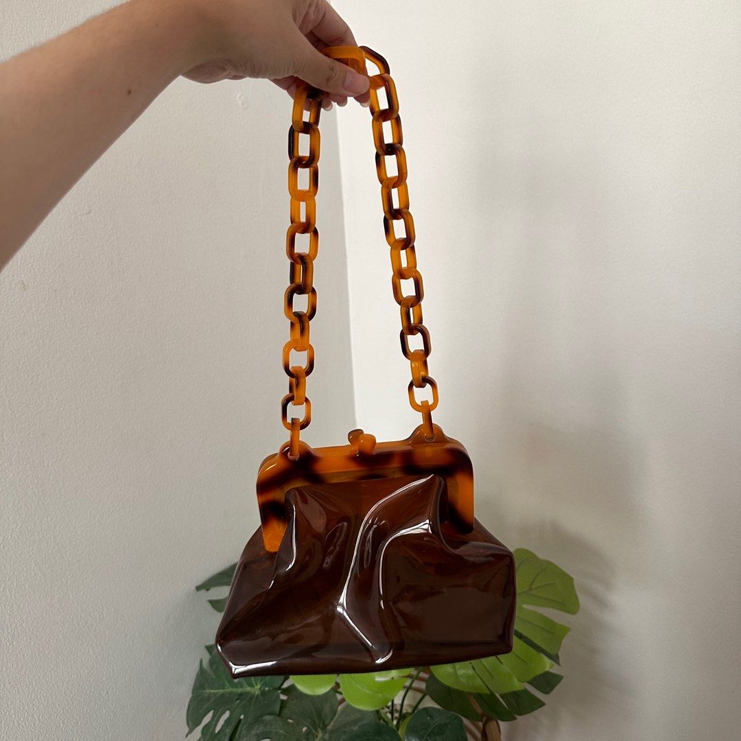 Tortoise shell bag topshop cheap