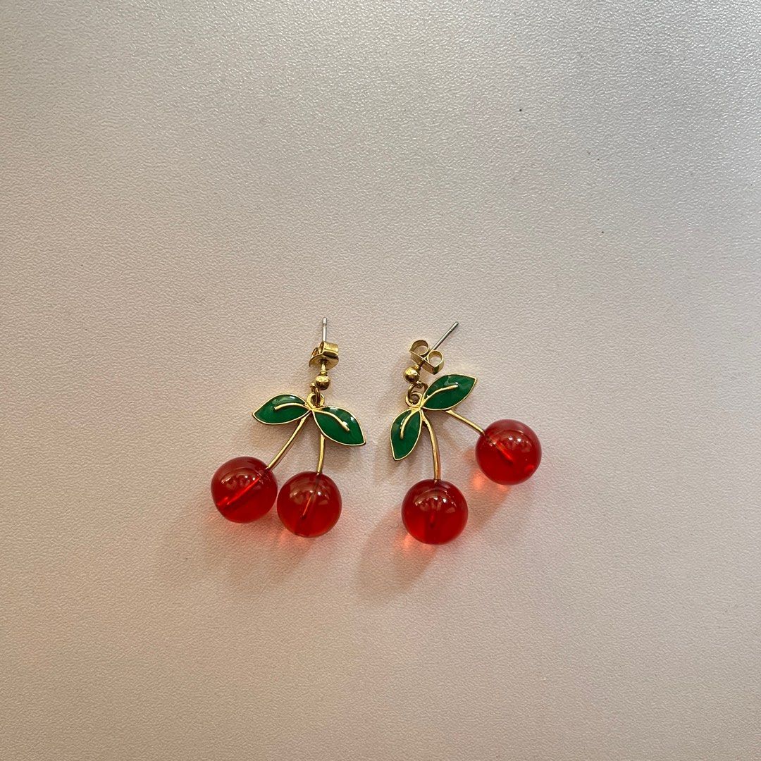 Monki on sale cherry earrings
