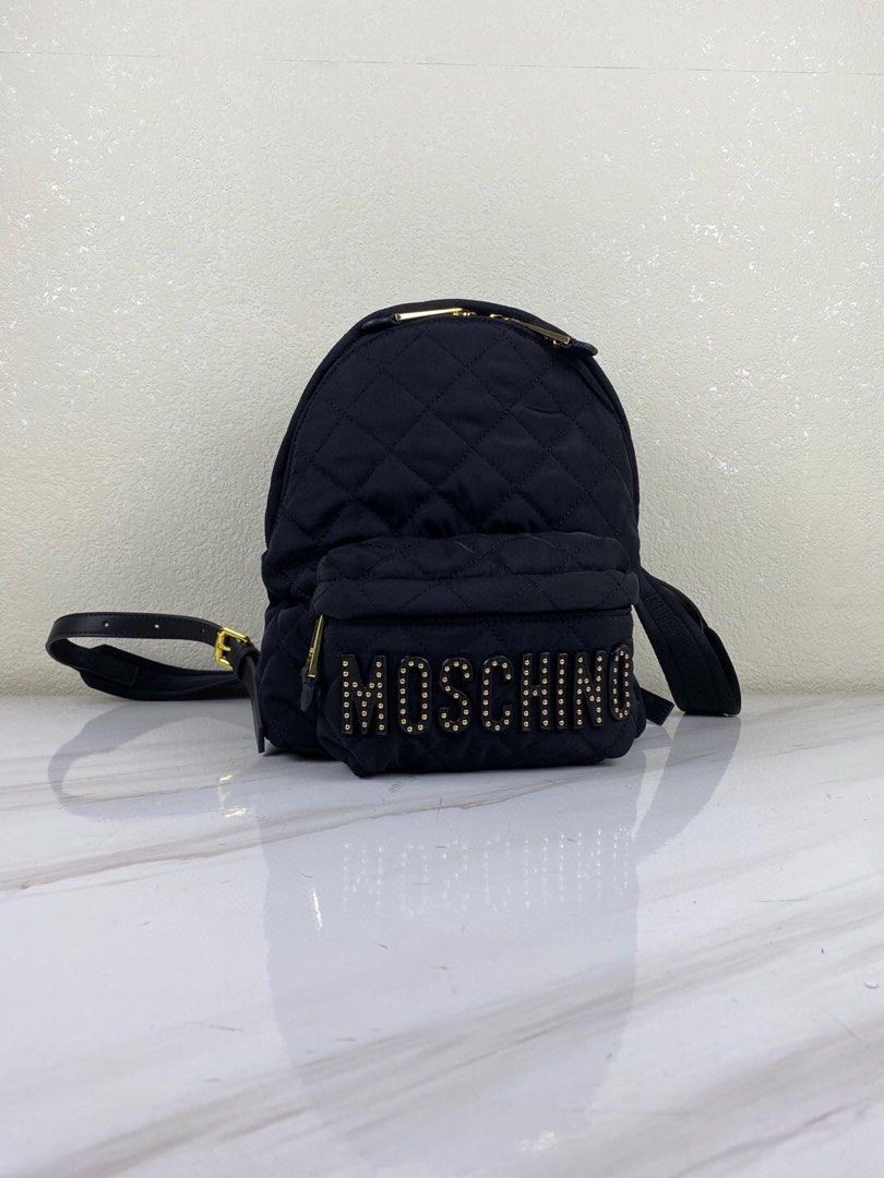 Fake best sale moschino backpack