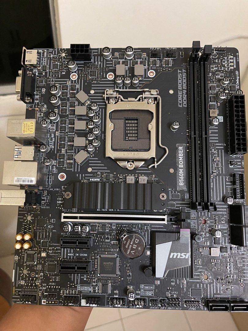 MOTHERBOARD MSI B560M BOMBER, Computers & Tech, Parts & Accessories ...