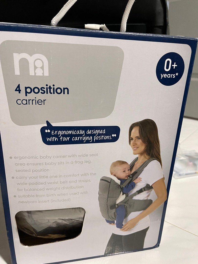 Mothercare 4 position shop baby carrier video