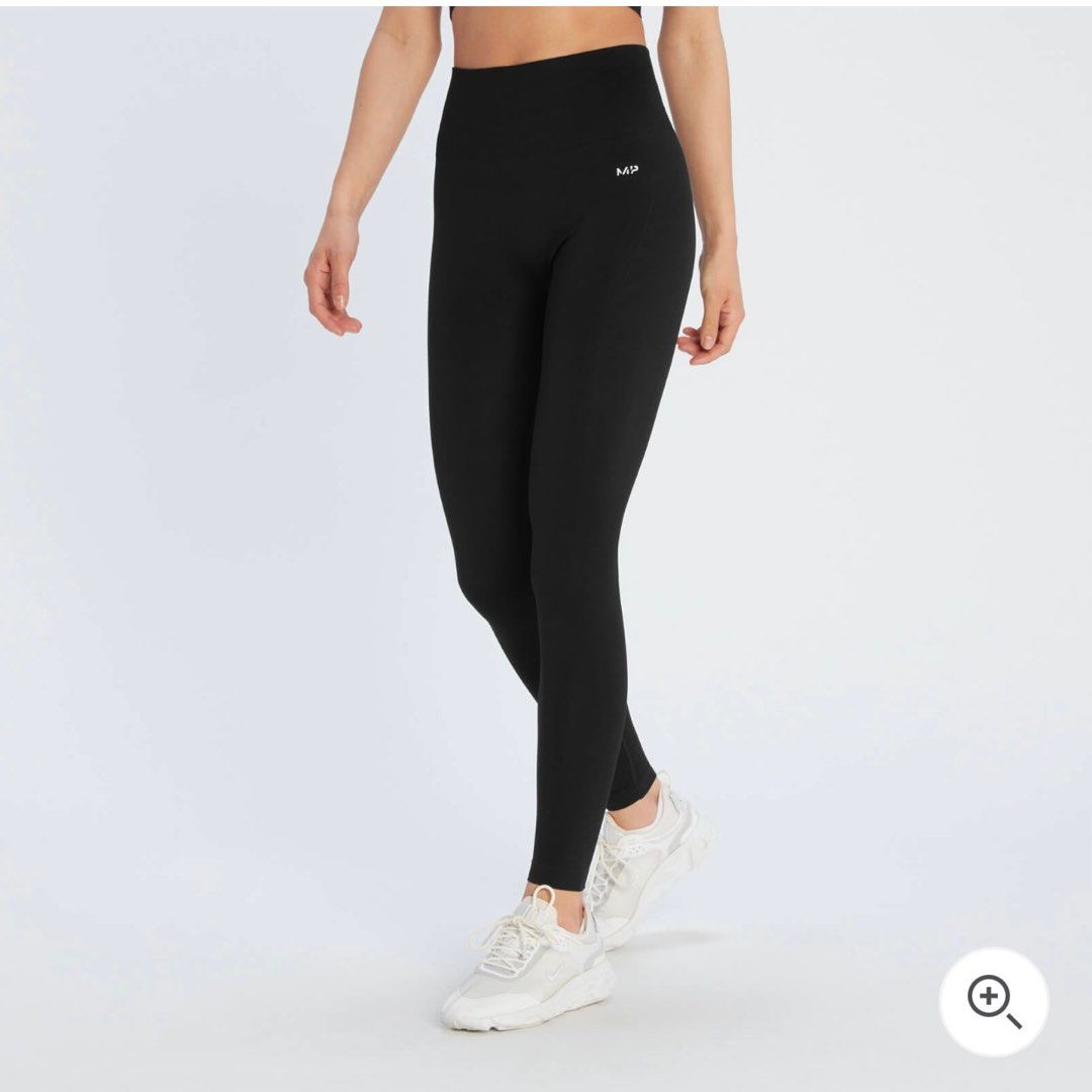 Black cotton high waisted shaper leggings, Women's Fashion, Activewear on  Carousell