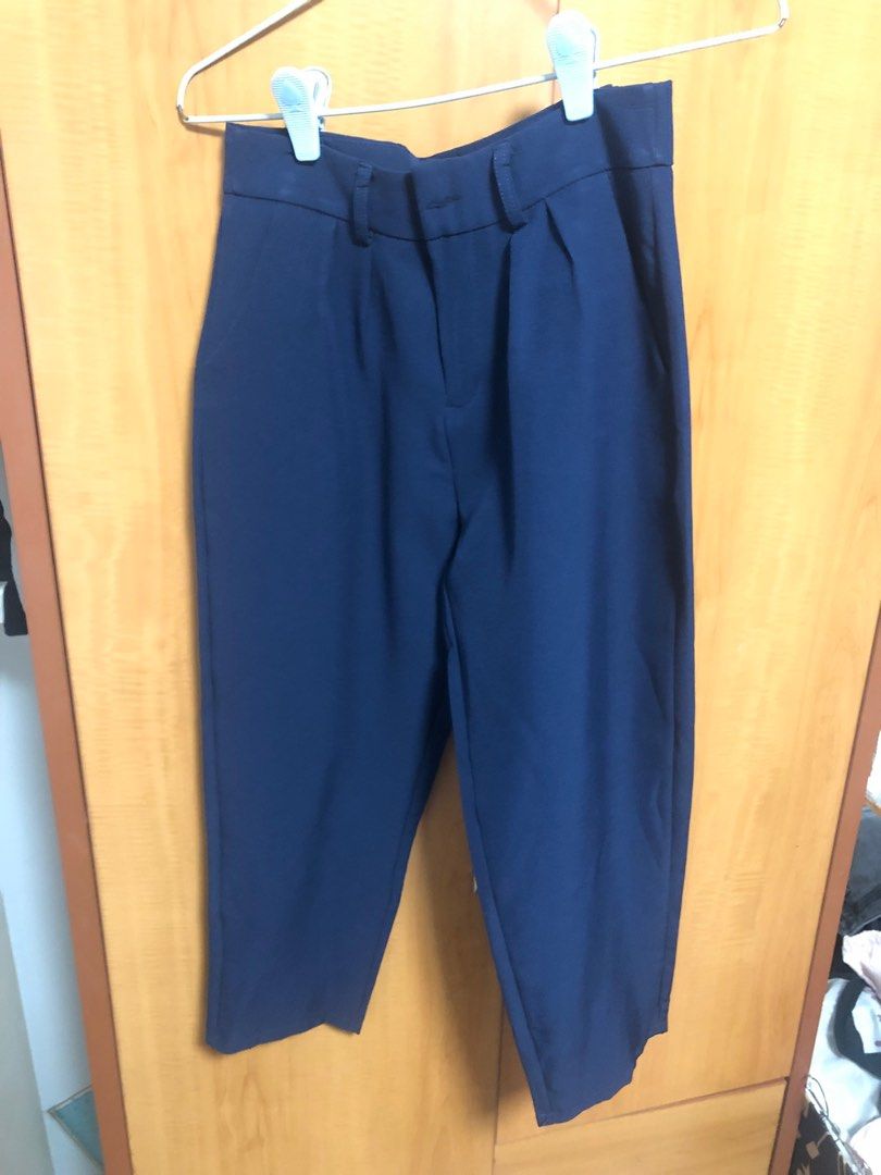 Womens Navy Blue Regular Bottoms main image 1
