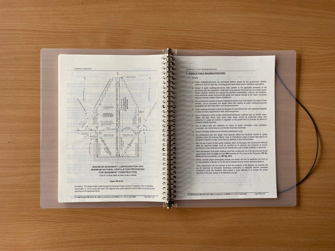 National Building Code Rules