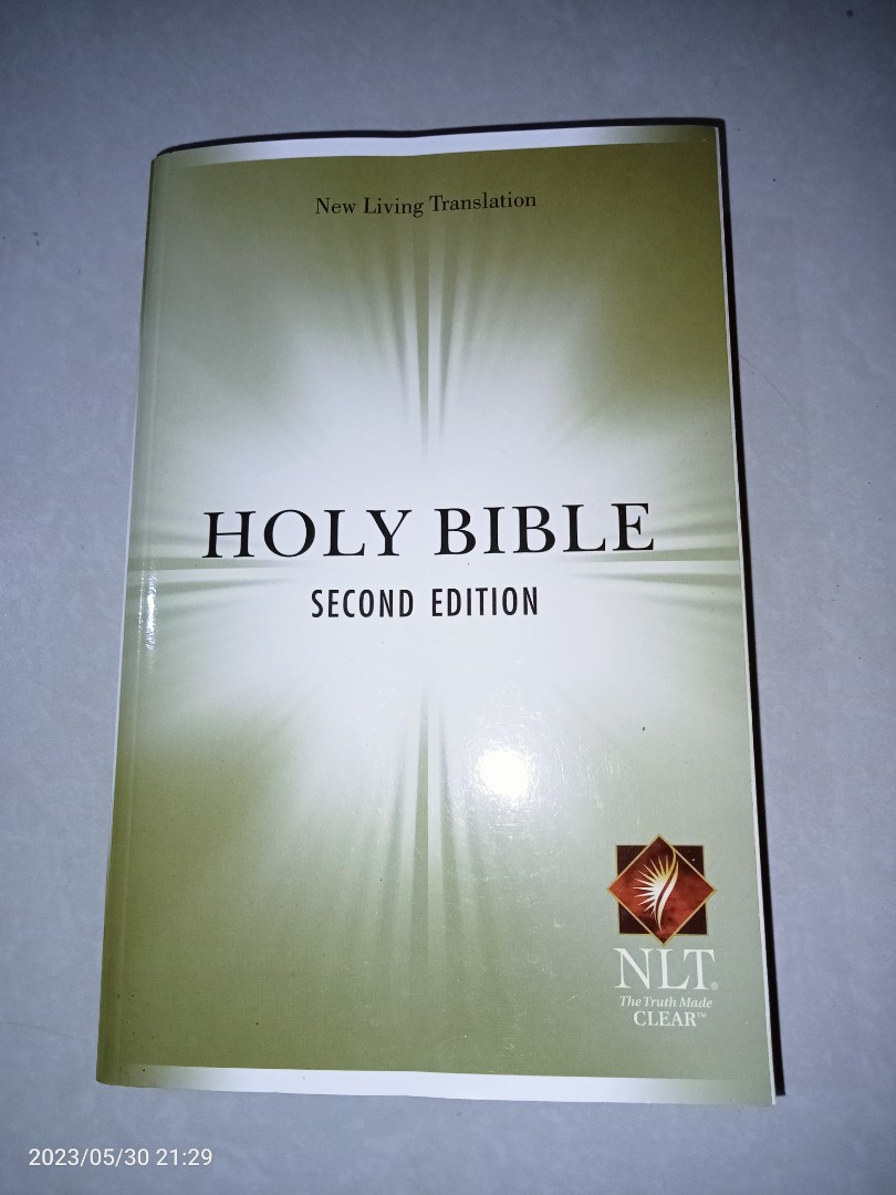 NEW LIVING TRANSLATION BIBLE On Carousell   New Living Translation Bible 1685664713 B7ae9740 