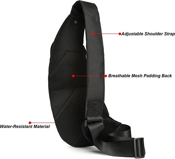 Nicgid sling bag chest shoulder backpack hotsell fanny pack crossbody bags for men