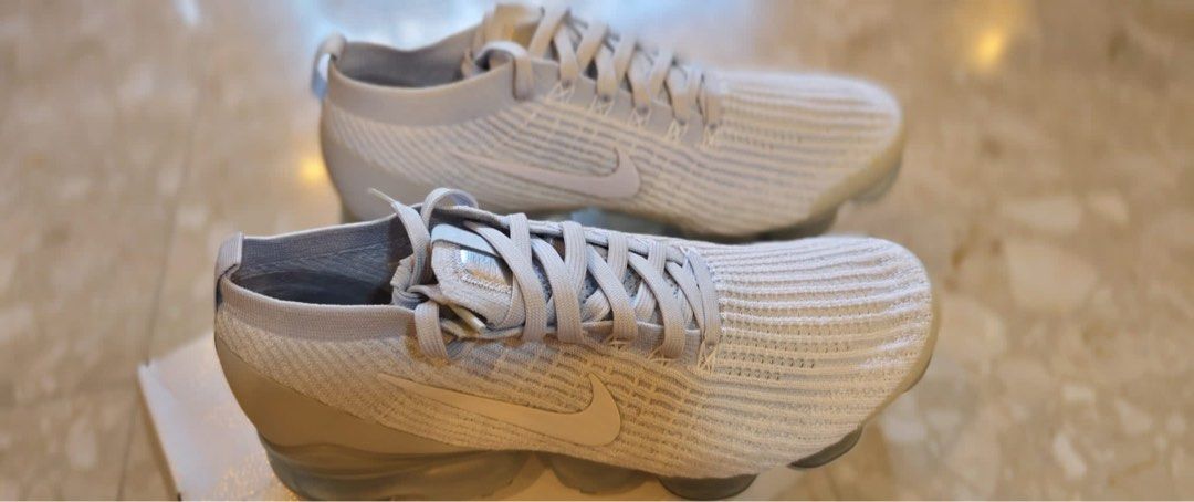 Nike air vapormax flyknit 3 white/pure platinum men's shoe new arrivals