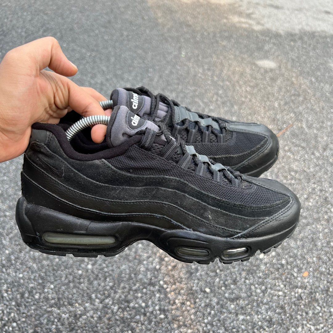 Nike Airmax 95 triple black Men s Fashion Footwear Sneakers on