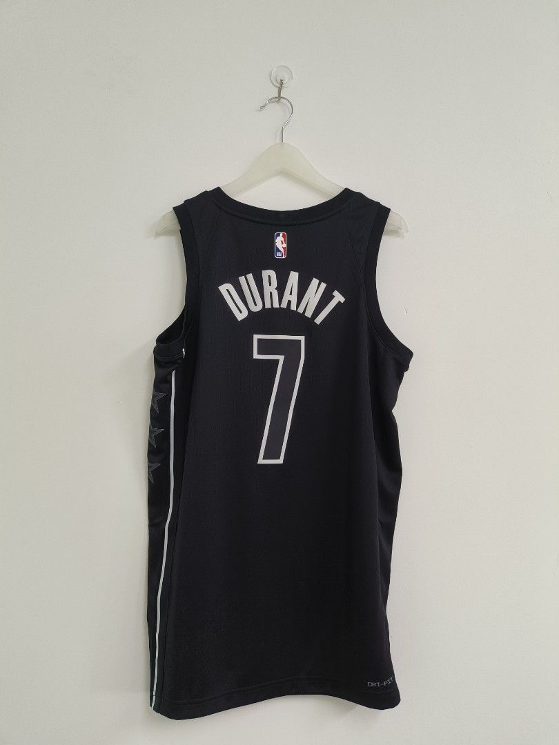 Brooklyn Nets Kevin Durant 7 2021 City Edition Black Jersey