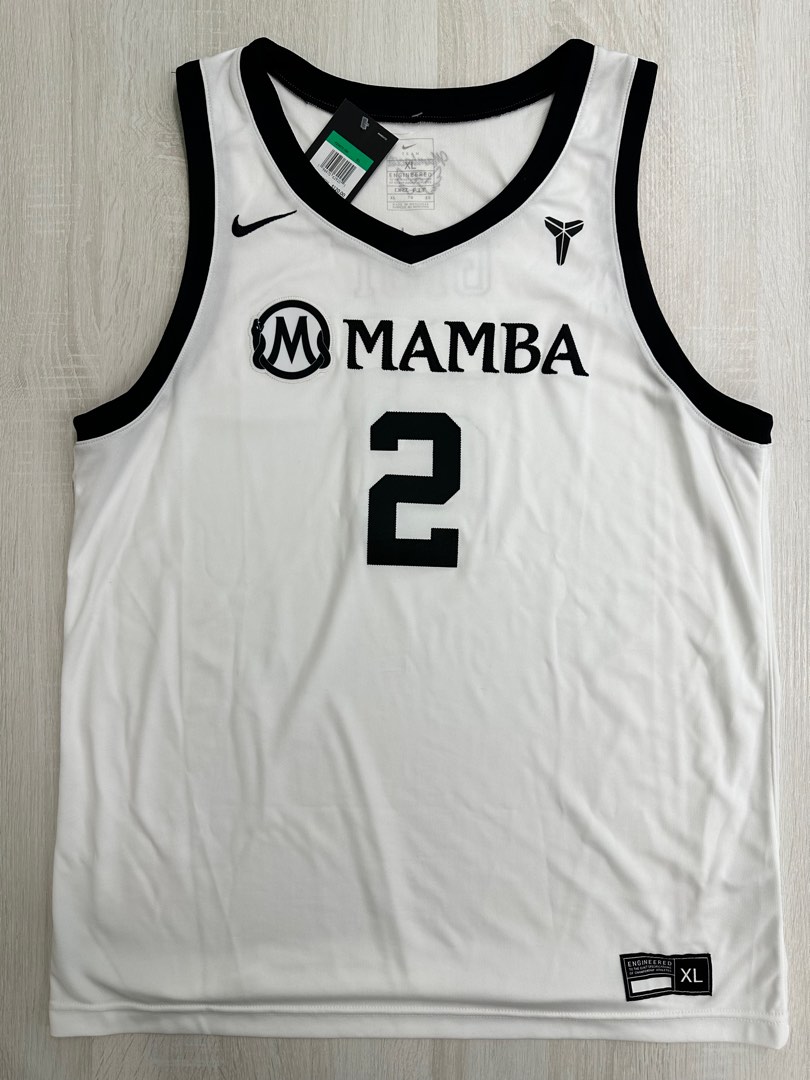 Nike Basketball Mamba & Mambacita Gigi Bryant Jersey in White, Men's (Size 2XL)