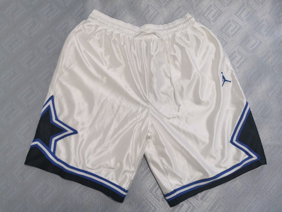 All white jordan shorts discount