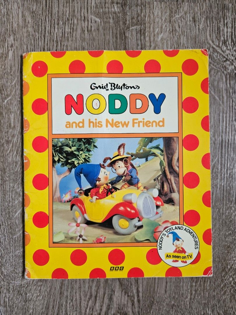 Noddy and His New Friend (preloved childrens book), Hobbies &amp; Toys ...