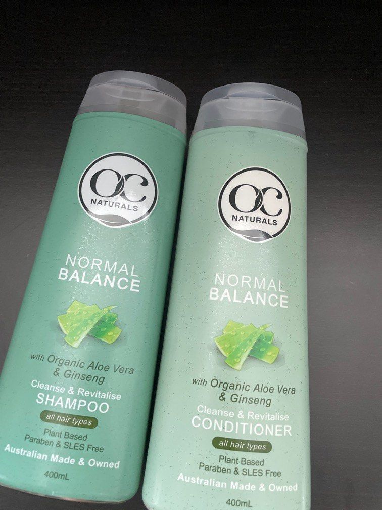 OC Naturals Normal Balance shampoo and conditioner, Beauty & Personal Care, Hair on Carousell