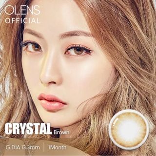 OLENS Crystal 3Con Brown 1 month Contact Lens