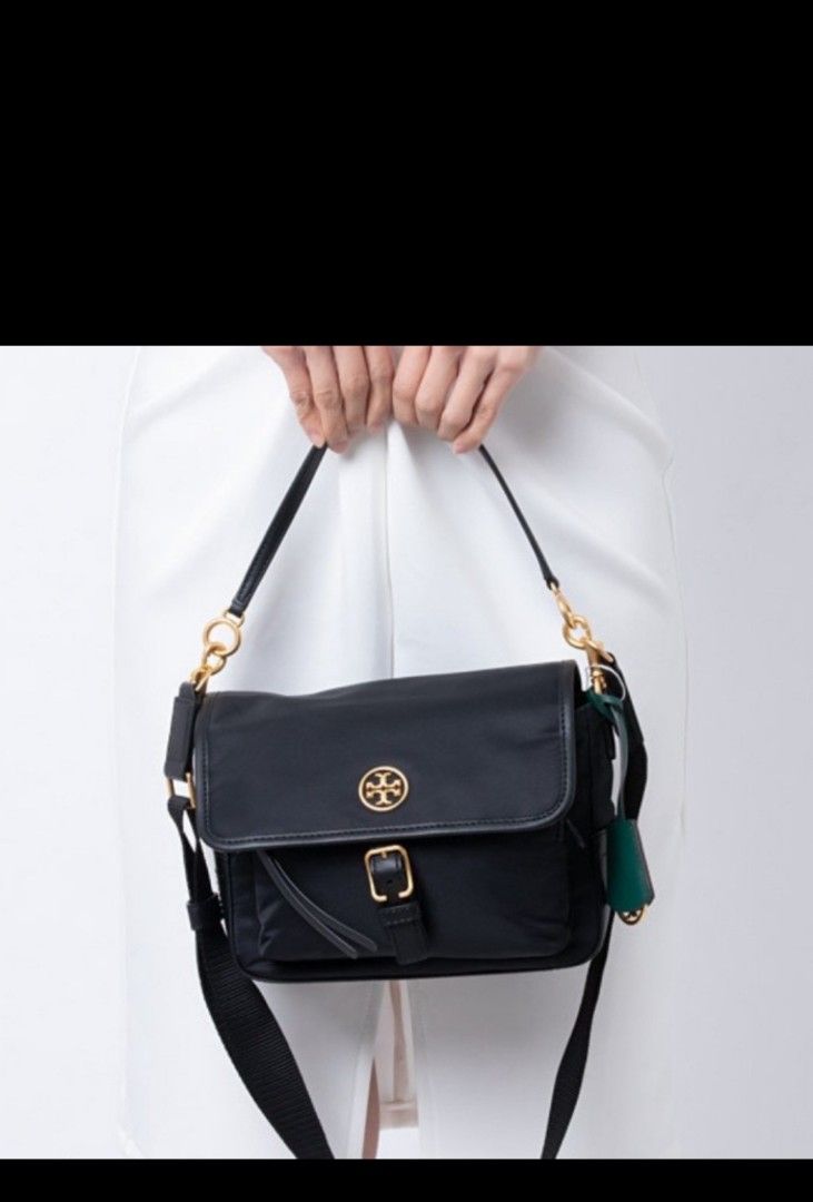 [ORIGINAL] TORY BURCH Piper Nylon Crossbody Bag Black / Bag on Carousell