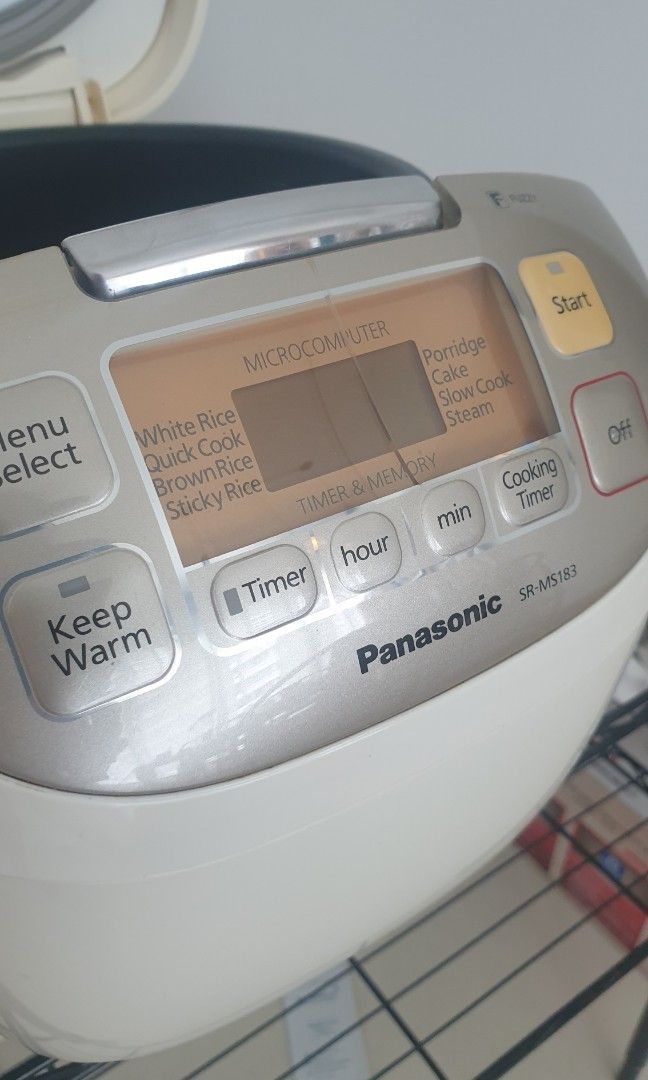 Panasonic Rice Cooker 10 Cups/1.8L, TV & Home Appliances, Kitchen