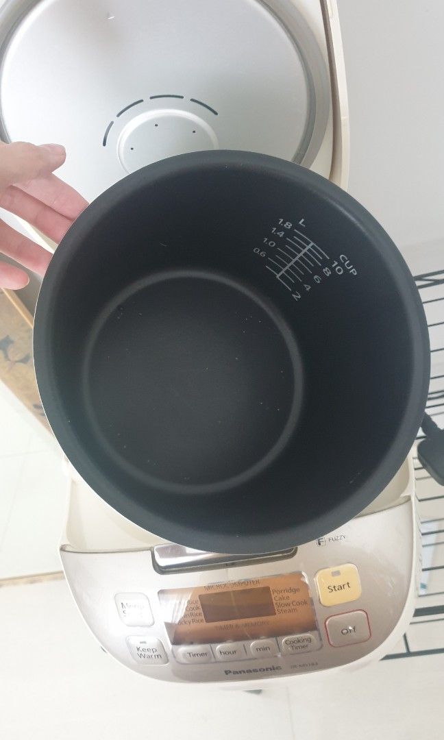 Panasonic Rice Cooker 10 Cups/1.8L, TV & Home Appliances, Kitchen