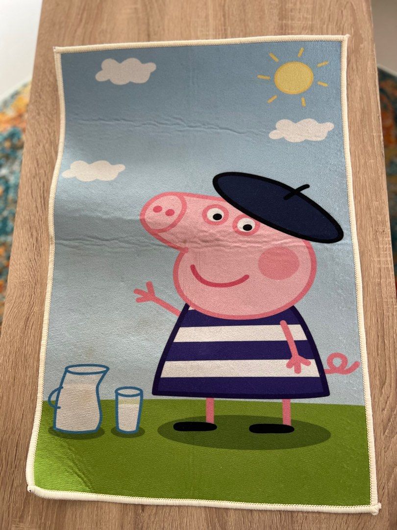 Peppa pig Floor Matt doorstep matt, Babies & Kids, Baby Nursery & Kids