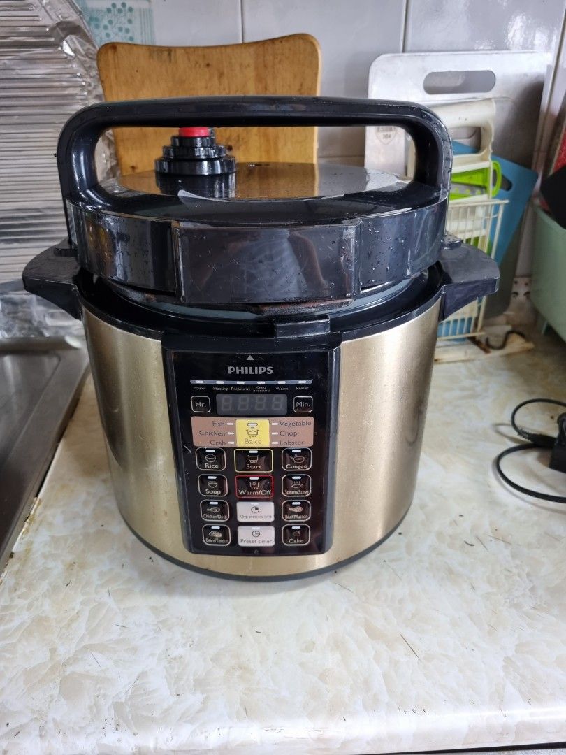 Philips HD2139 6L Electric Pressure cooker, TV & Home Appliances