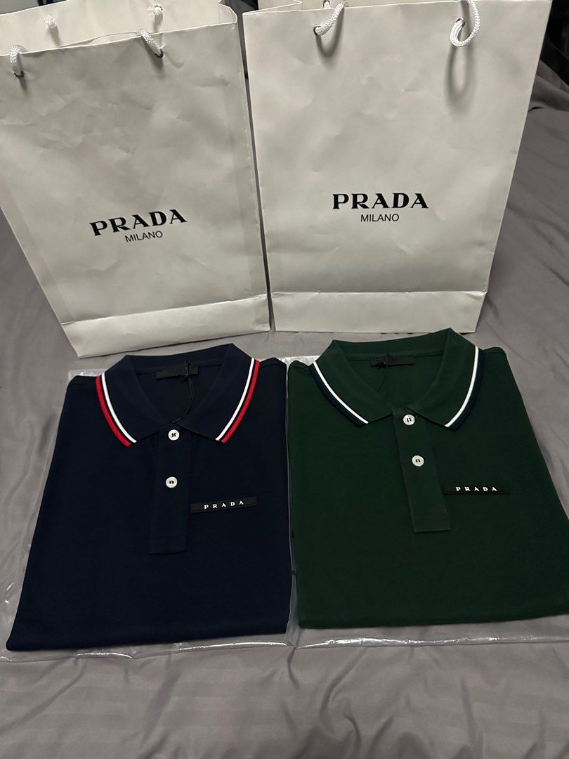 Prada polo shirt best sale sale