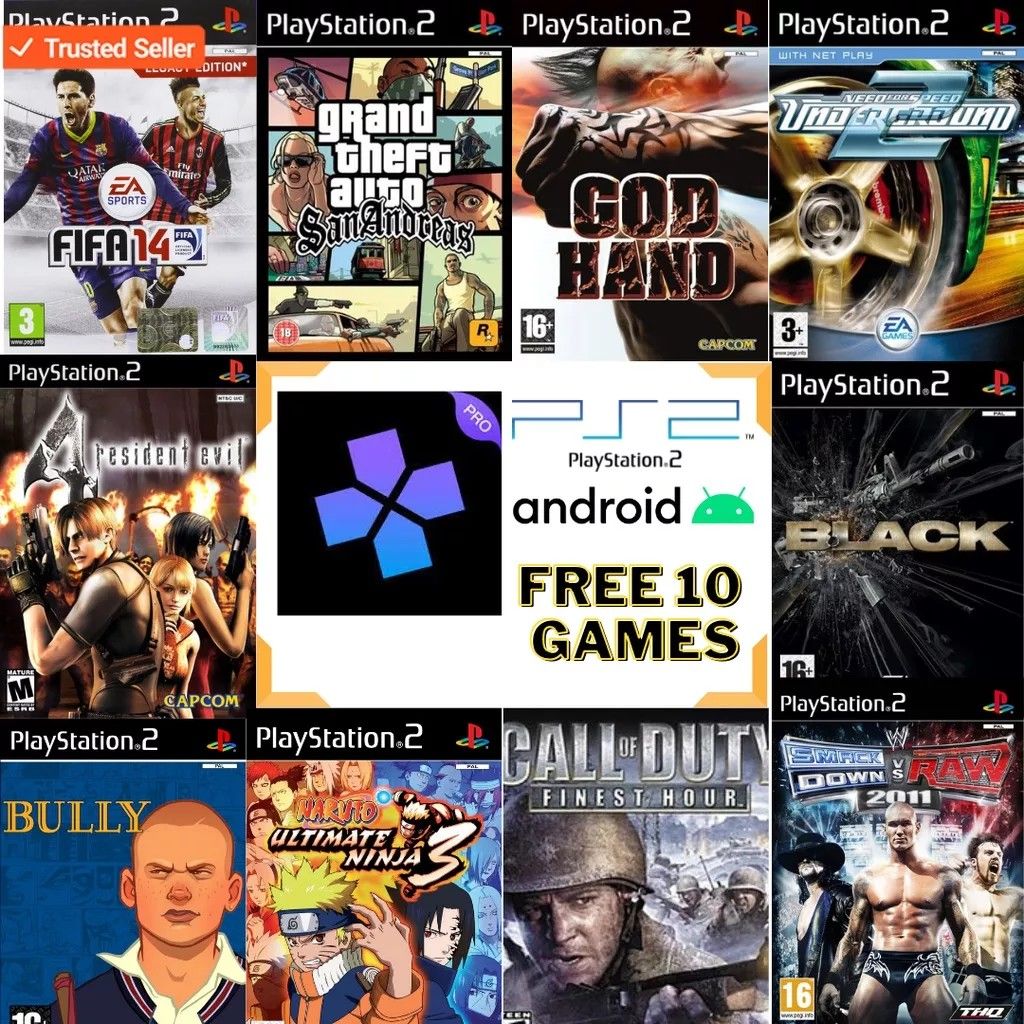 Ps2 Emulator Android ( 11 Games Free )