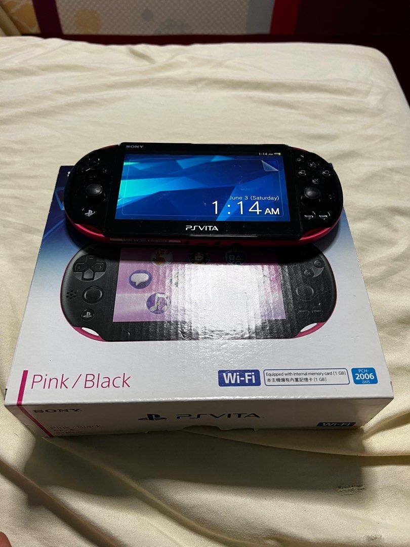 Consola Sony Ps Vita Slim 1GB Pink Black JPN SONY