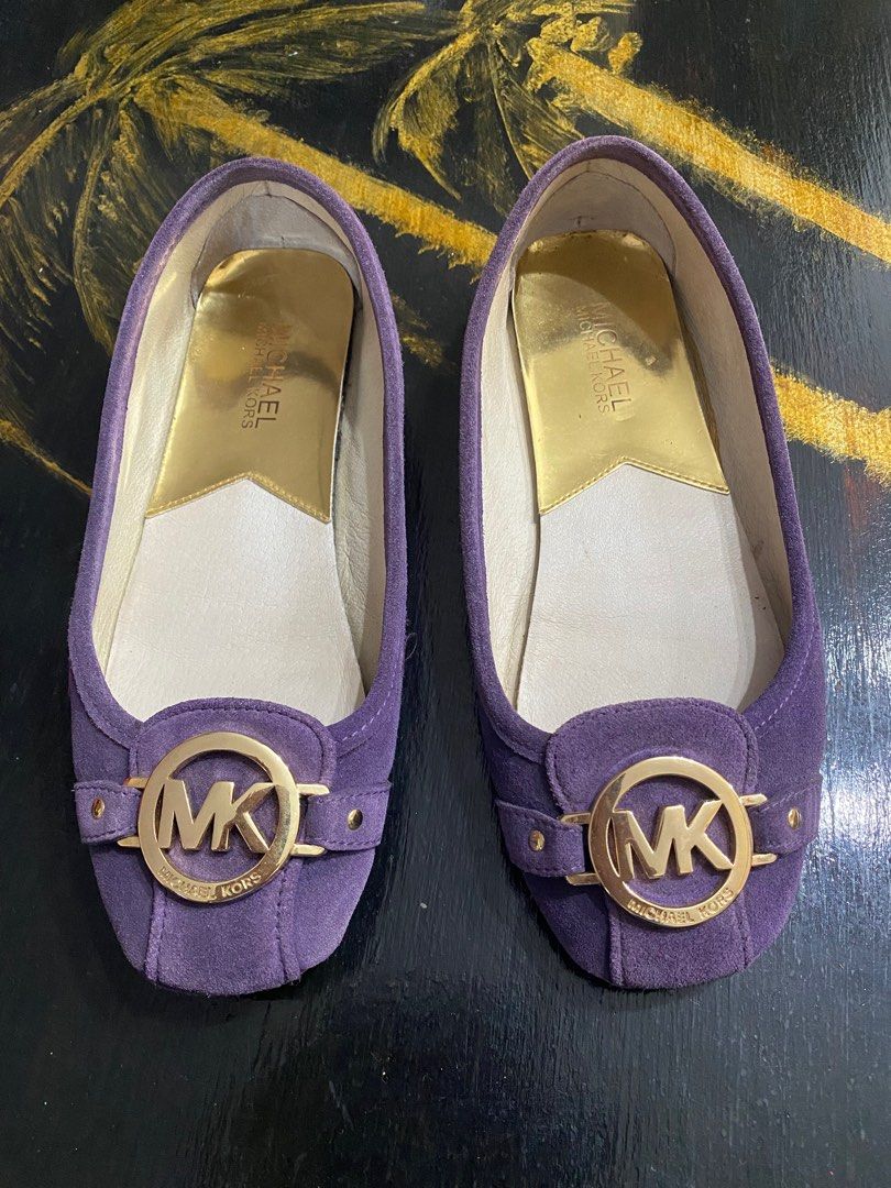 Purple michael kors hotsell shoes