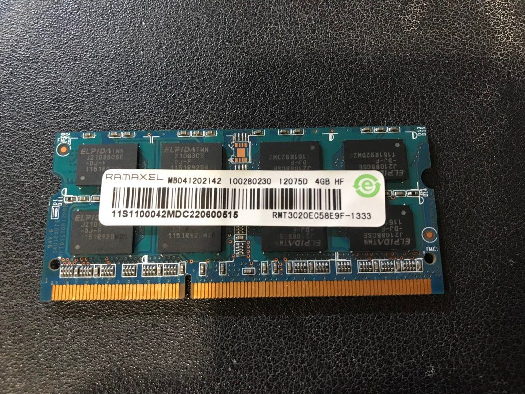 Ramaxel 4GB DDR3 133 RMT3020EC58E9F Computers Tech Parts