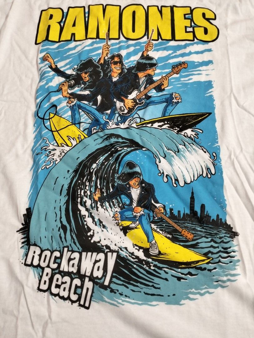 Ramones Official Merchandise Tshirt Surfing Hawaii Nirvana Oasis