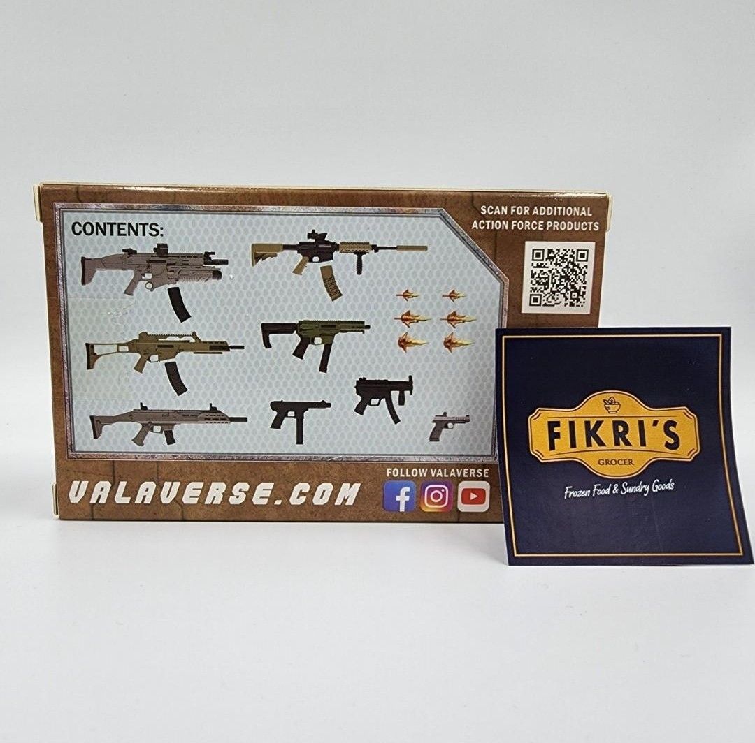 Valaverse Action Force Weapons Pack Charlie, Hobbies & Toys, Toys