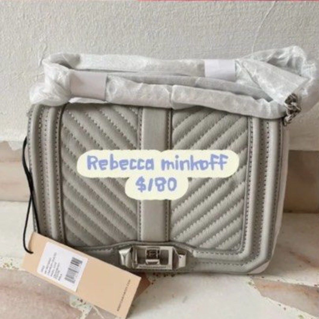 Rebecca minkoff grey bag outlet