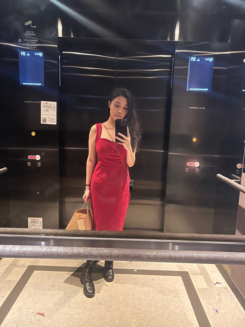 RED bodycon dress Women s Fashion Dresses Sets Dresses on