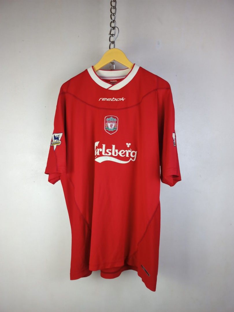REEBOK - VINTAGE 2002-2003 FC LIVERPOOL HOME KIT on Carousell