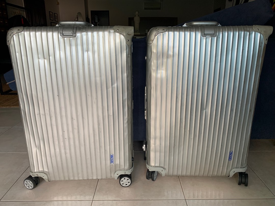 Rimowa large size x2, Hobbies & Toys, Travel, Luggage on Carousell