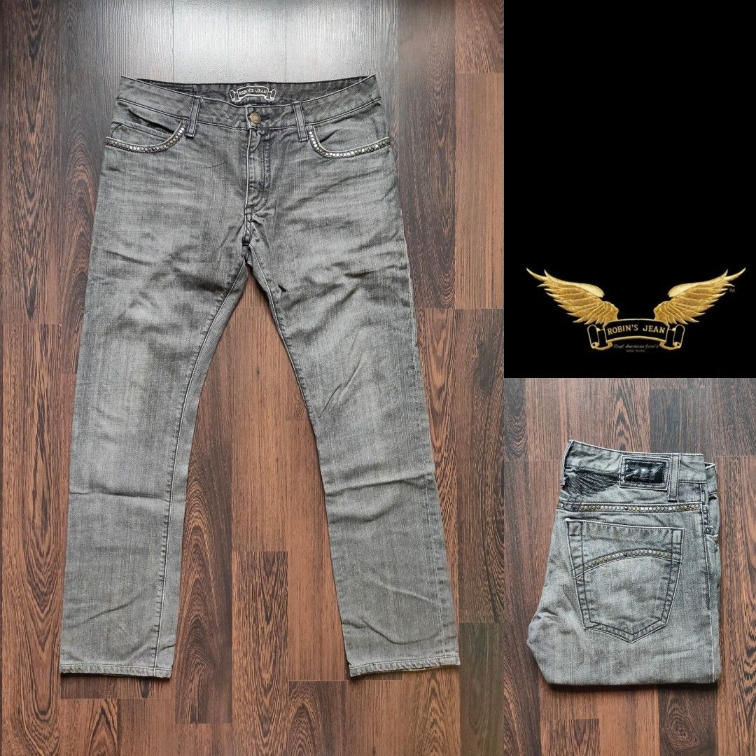 ROBIN'S JEANS USA | Slim Fit Multi Circle Studs on Carousell