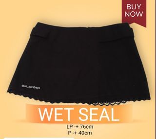Rok Mini WET SEAL Hitam