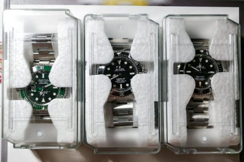 Rolex Watch Clear Case Watch Storage Case