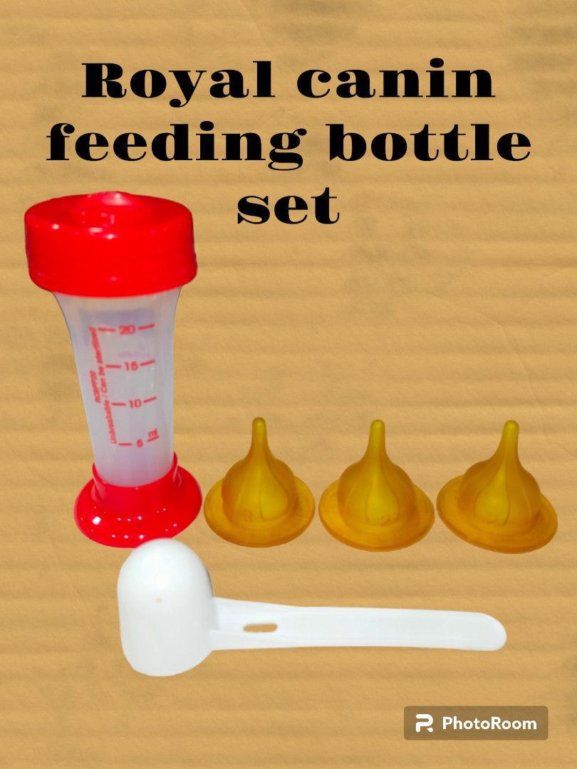 Royal canin feeding bottle set on carousell