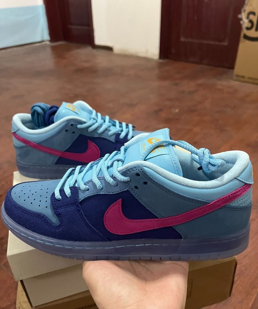 Run The Jewels x Nike Dunk SB Low 説唱樂隊聯名藍毛怪低幫滑板鞋防滑