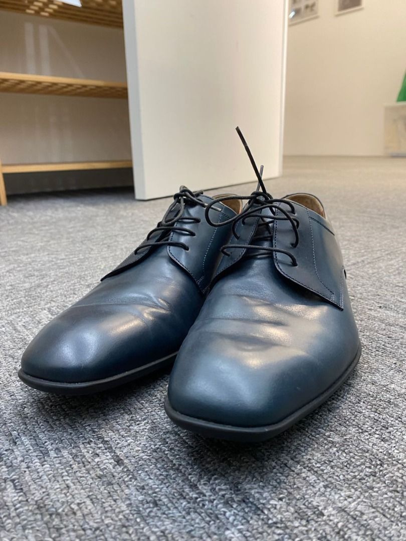SALVATORE FERRAGAMO MEN SHOE BLACK LEATHER 71 5 LC 35980 Men s