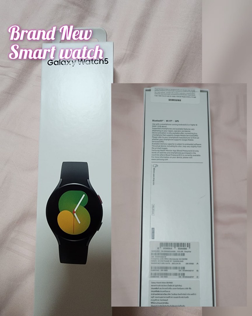 Samsung smart watch 5 (brand new), Mobile Phones & Gadgets, Wearables