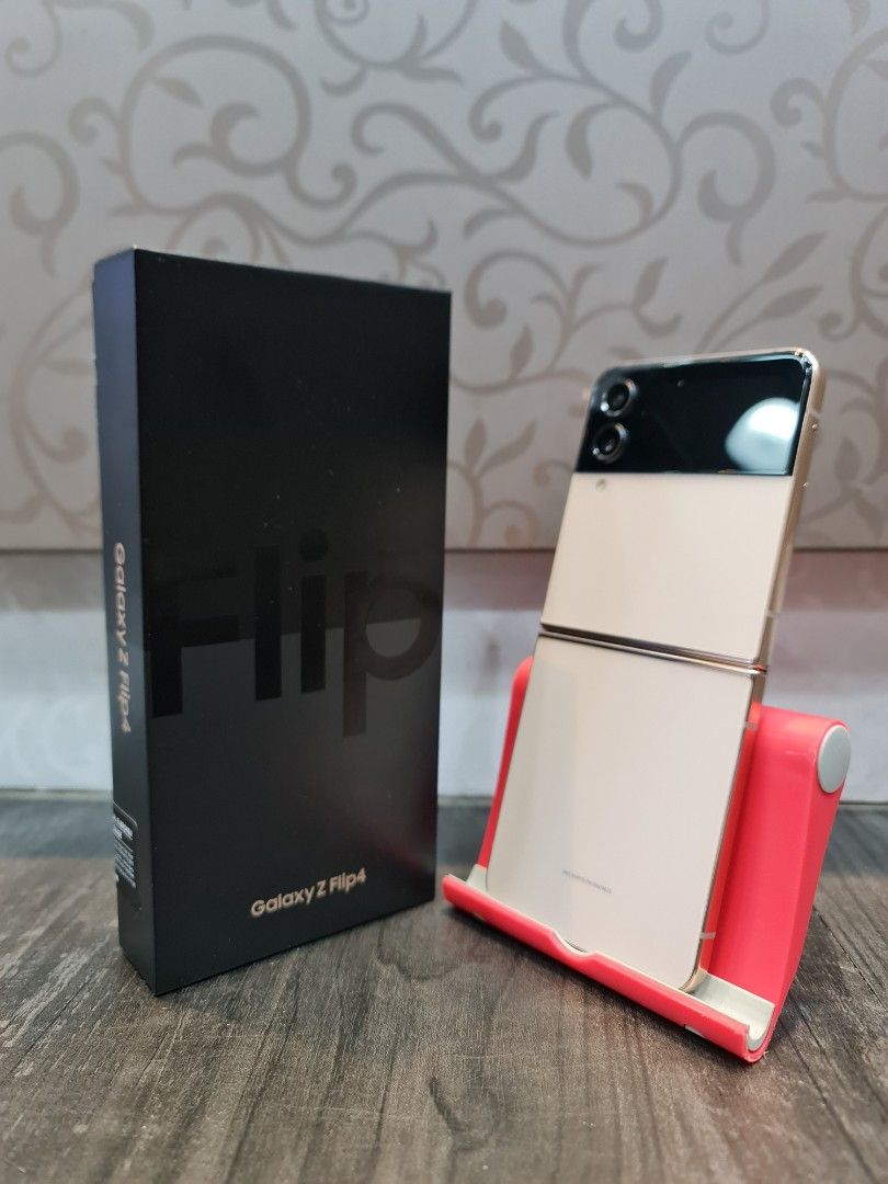 Samsung Z Flip 4 8/256GB Pink Gold, Mobile Phones & Gadgets, Mobile ...