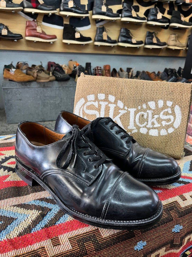 Sanders military derby shoes uk8
