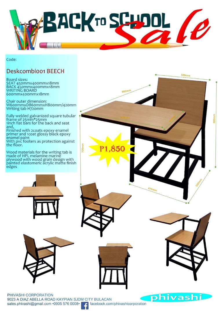school armchair deped armchair training chairs SCHOOL DESK, Furniture