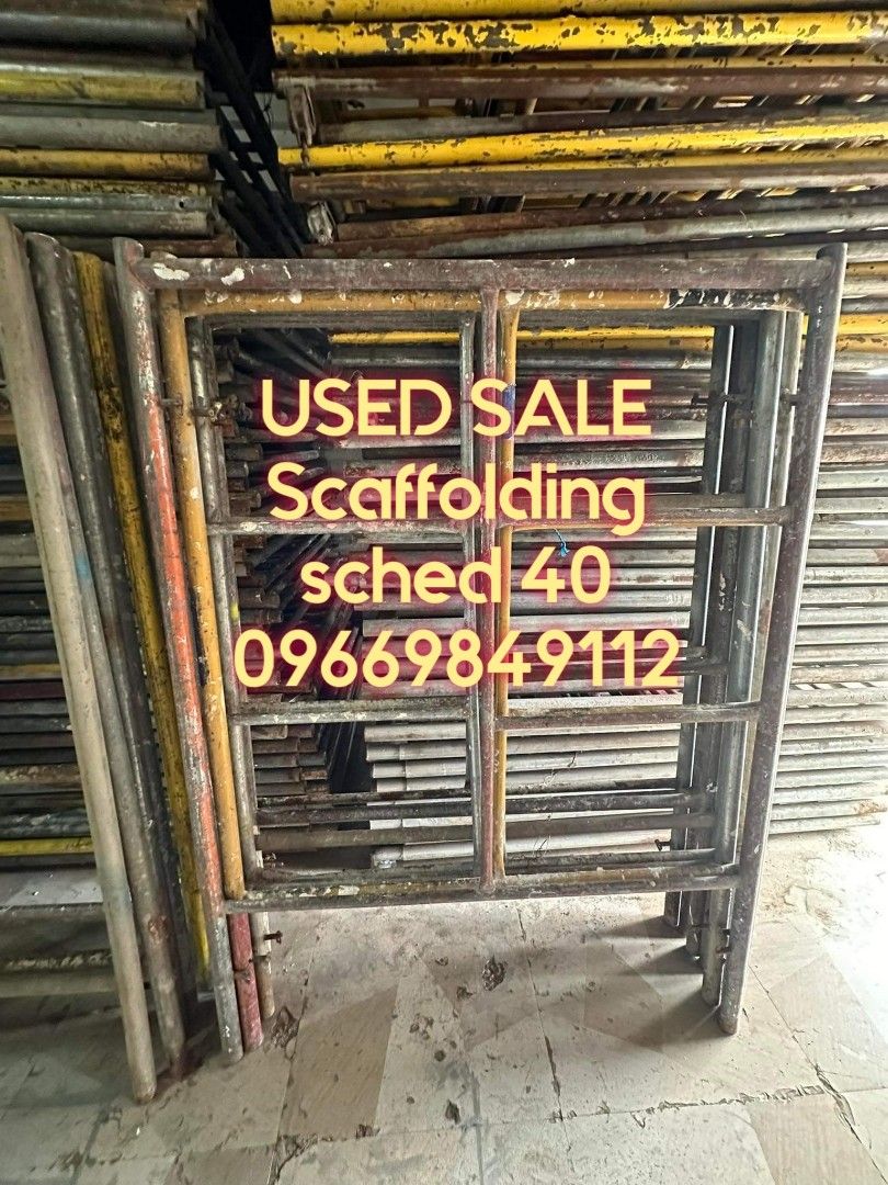 Secondhand Scaffolding sched 40, Commercial & Industrial, Construction
